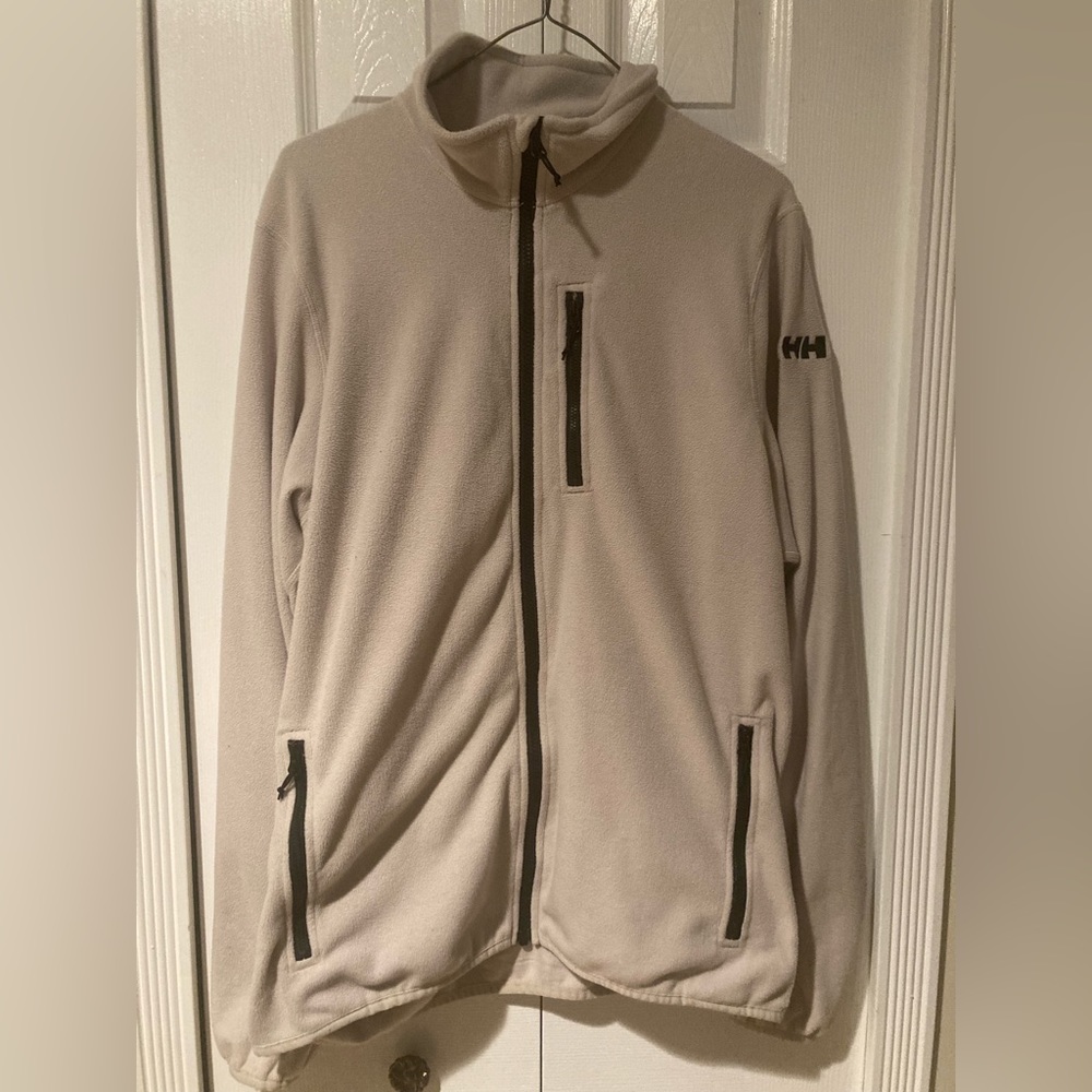 Large Helly Hansen Soft Fleece Zip up Sweater